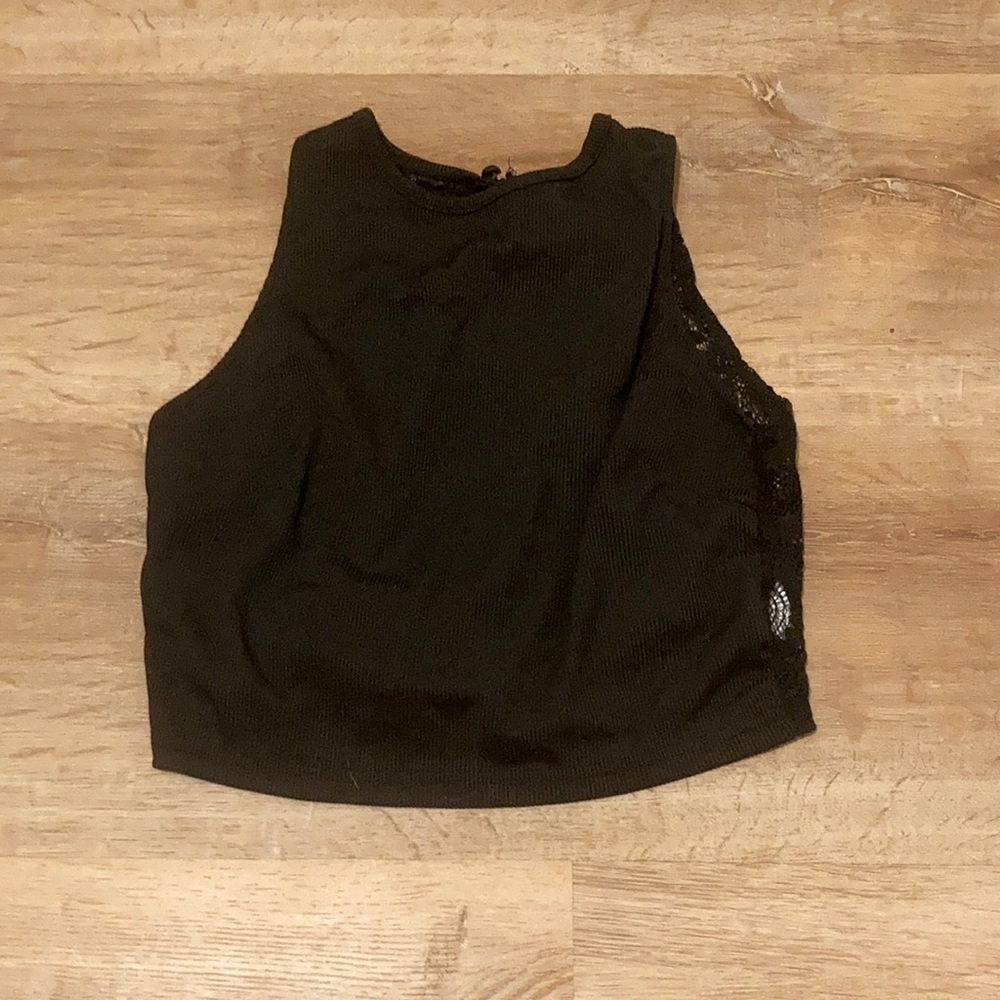 lace back shirt